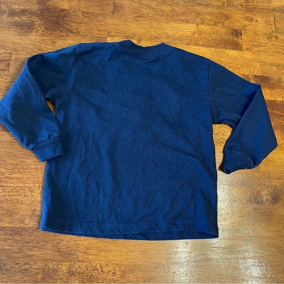 Bailey Boys Navy red train boys Applique long sleeve shirt size 4t - Picture 7 of 7